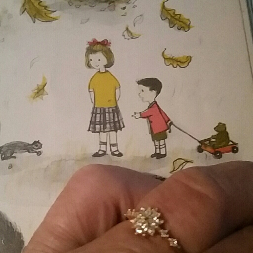 🆕️ ❄Snowflake crystal flower ring - Picture 7 of 8